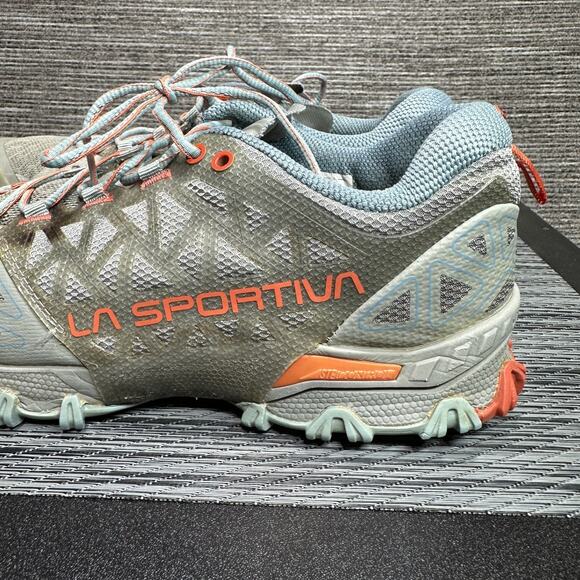 La Sportiva Shoes Womens 9.5 Gray Bushido II Trail Mountain Running Sneakers - Picture 2 of 16